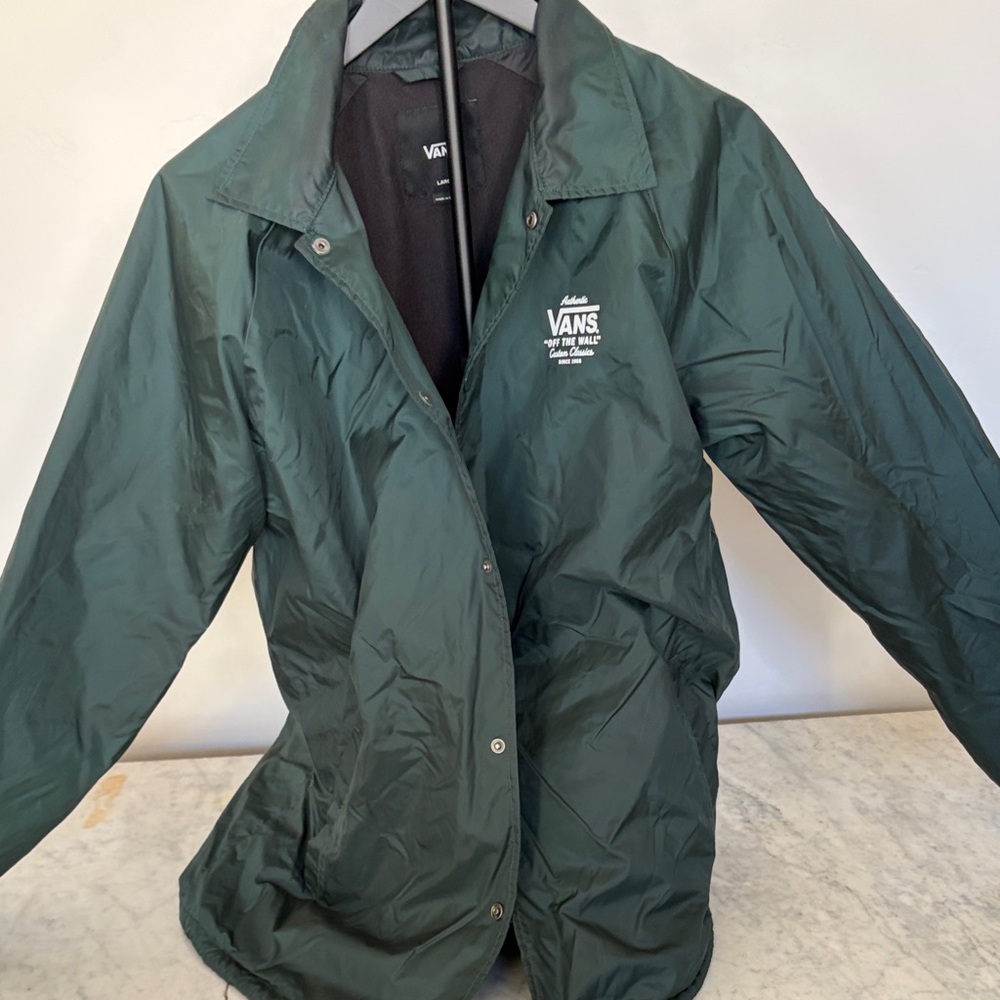 Vans Dark Green Coach Jacket